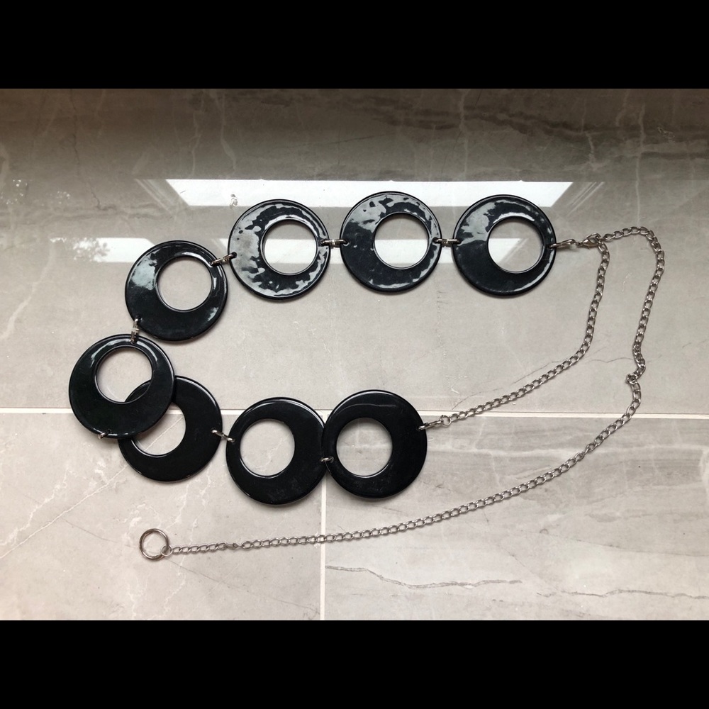 Belt - Vintage 60’s Style Chain/Black